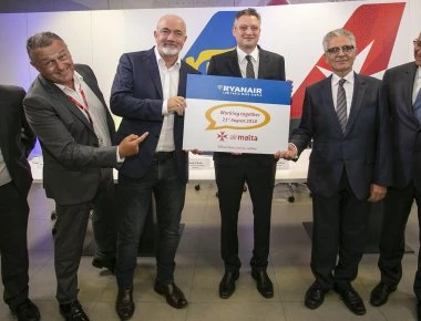 Οι πτήσεις της Ryanair σε συνεργασία με την Air Malta